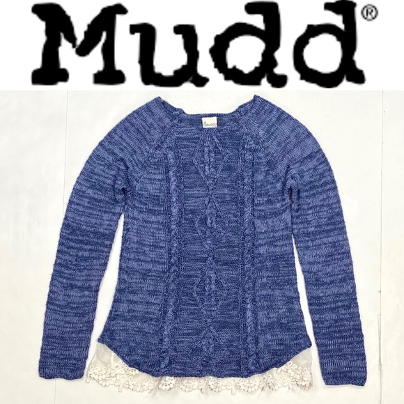 Mudd Cable Knit Girls Sweater - Picture 1 of 6